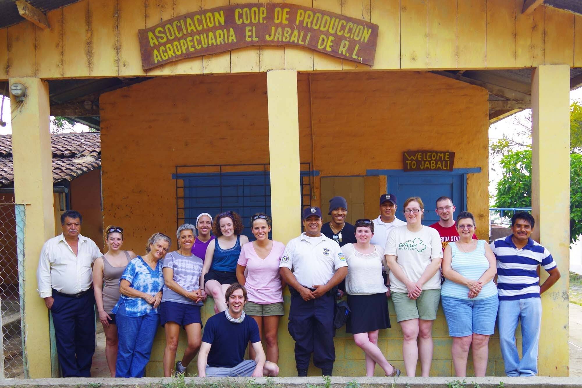 Julie Guevara, fourth from left, is pictured with students on a recent study abroad trip to El Salvador. GVSU was ranked sixth nationally for the number of students who participate in study abroad programs.